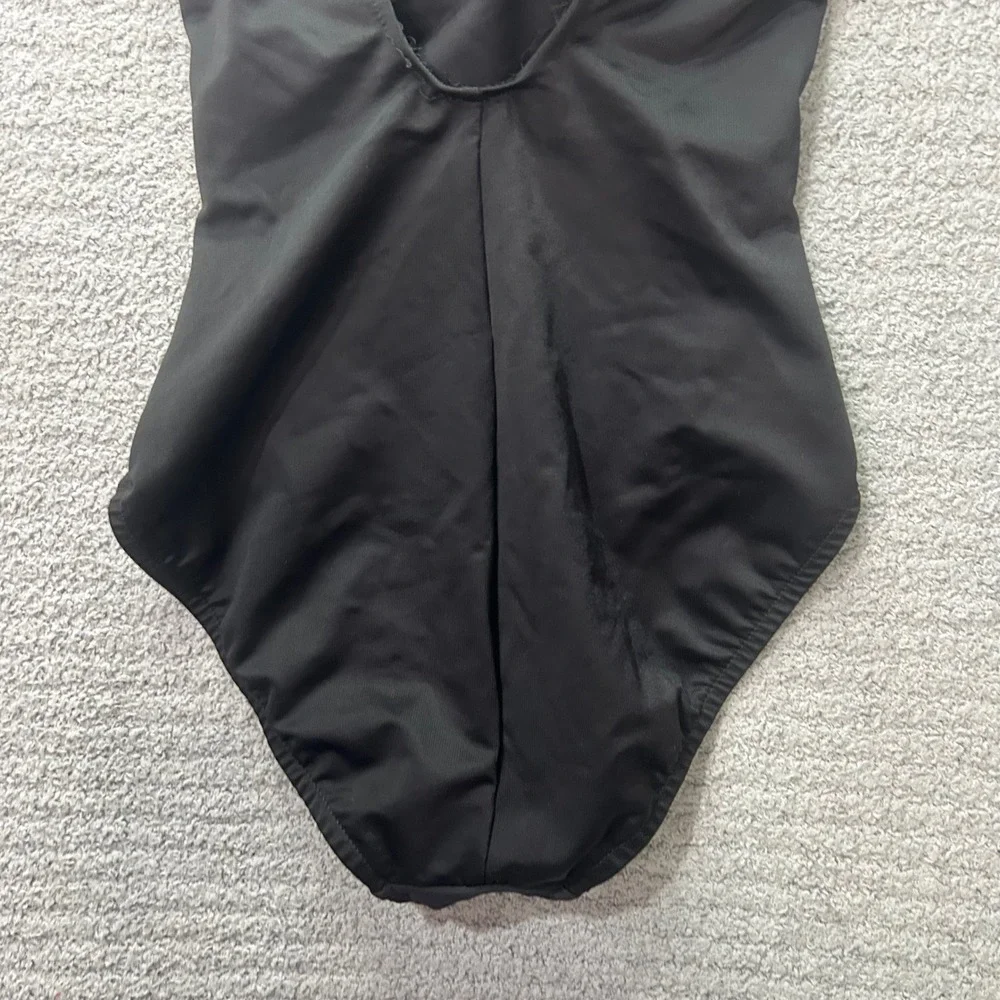 Miraclesuit Sanibel One Piece Swimsuit Black Size 8 Slimming Ruched Retro Swim